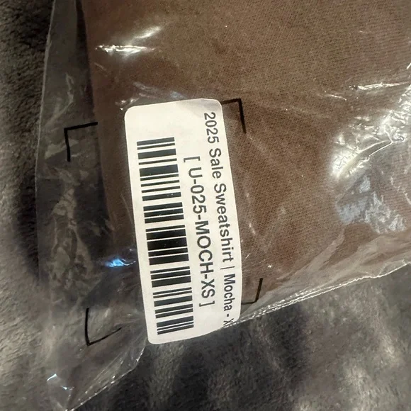 Nuuds BRAND NEW Mocha CrewNeck Sweatshirt w/ Logo - Picture 4 of 5